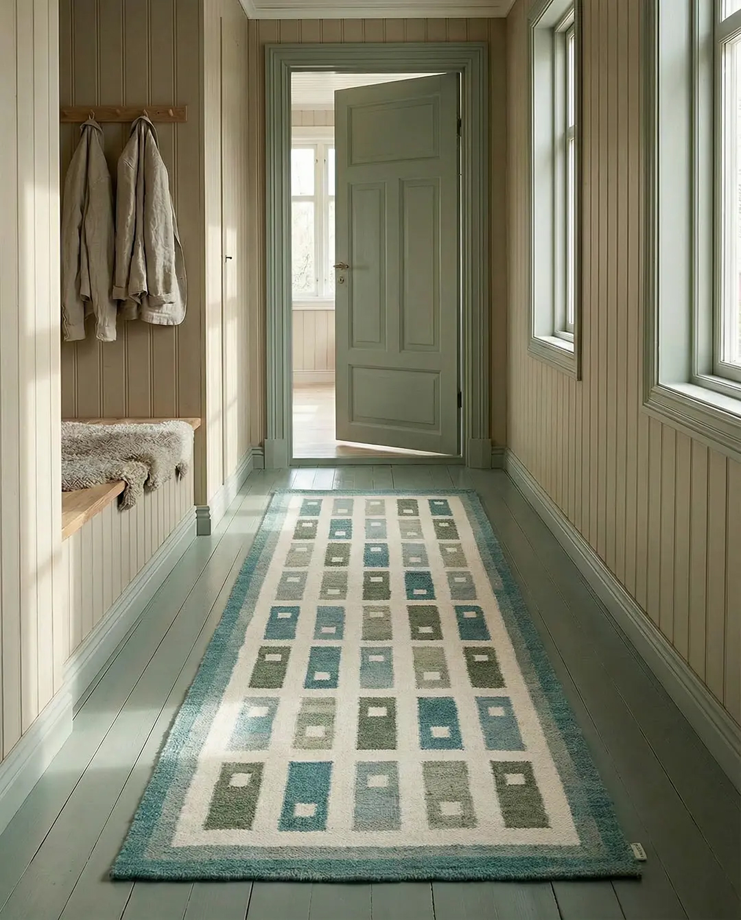 Fyrbo Röllakan Teal 80x250cm - 5