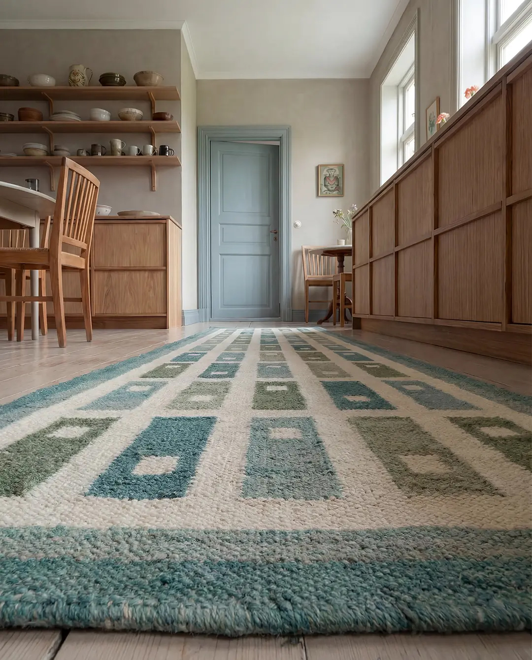 Fyrbo Röllakan Teal 80x250cm - 3