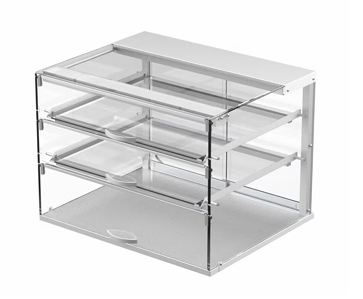 Neutral glass display case, NL SQ 800 2TP