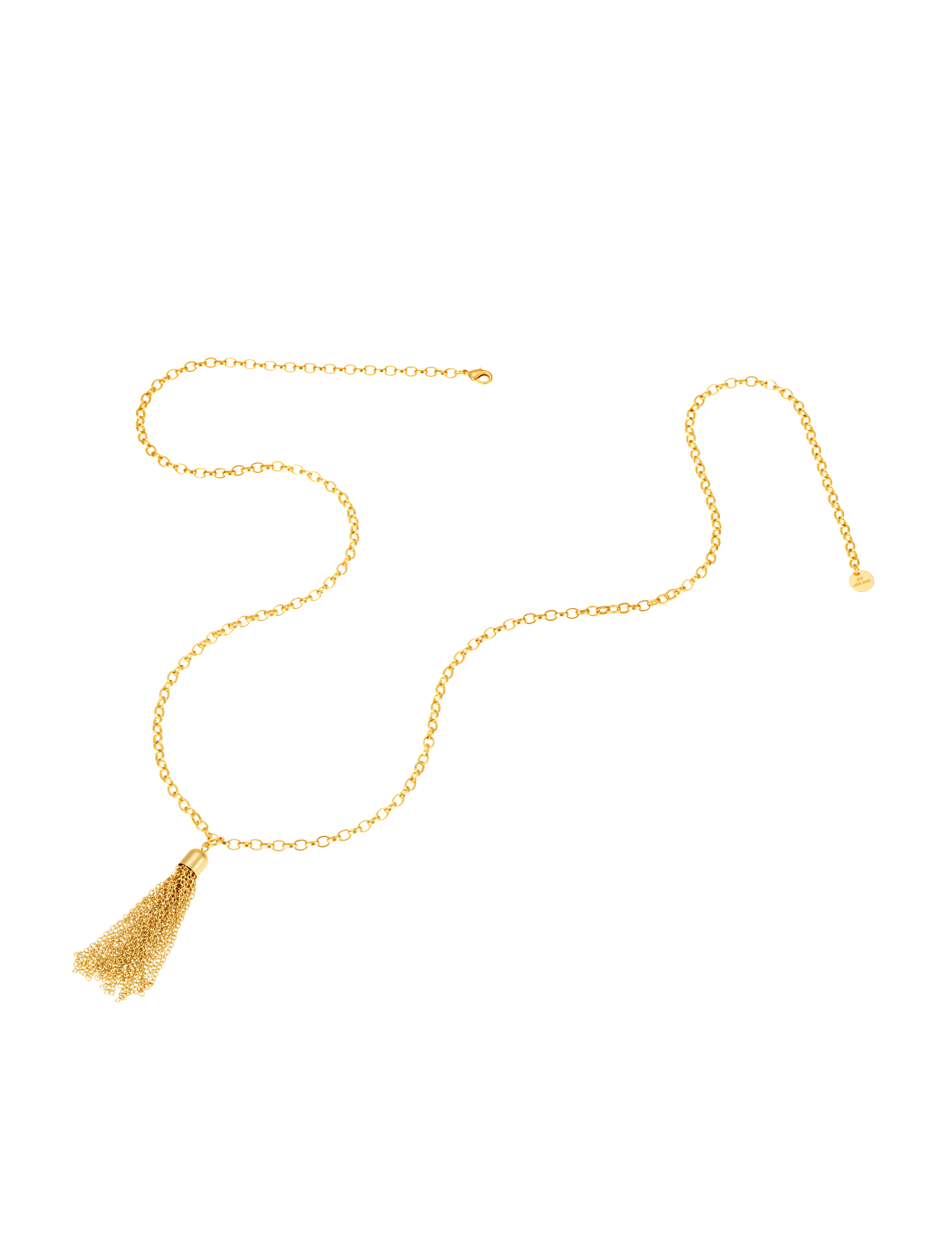 Tassel necklace gold - 2