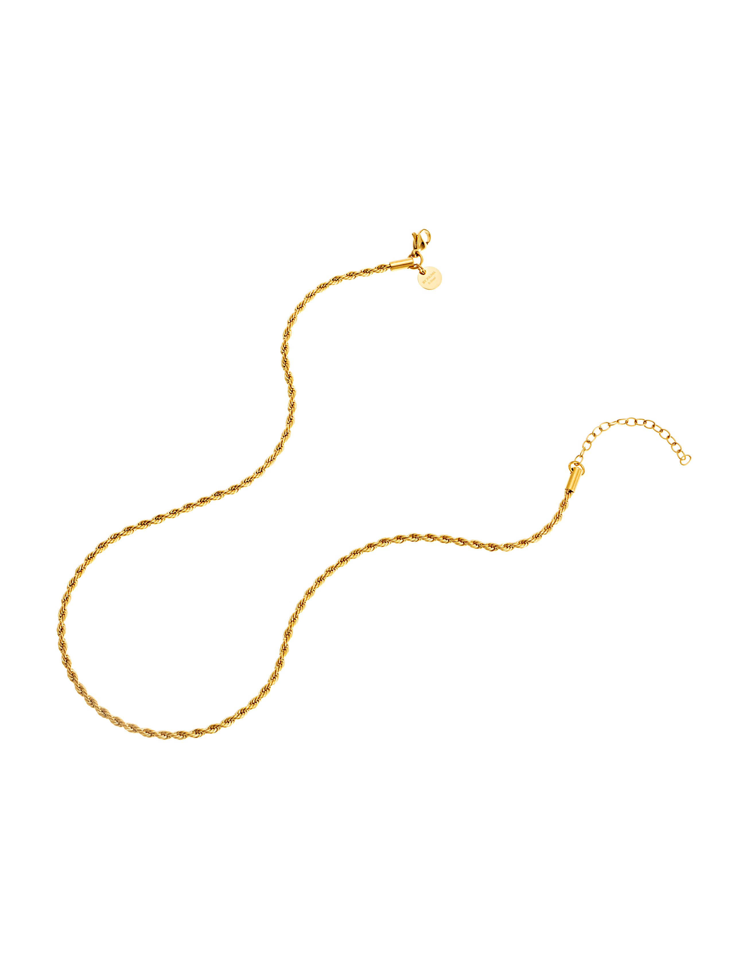Rope necklace gold - 2