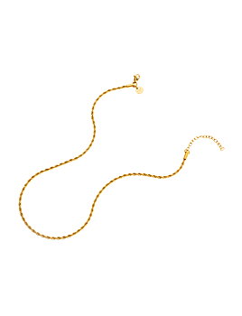 Rope necklace gold