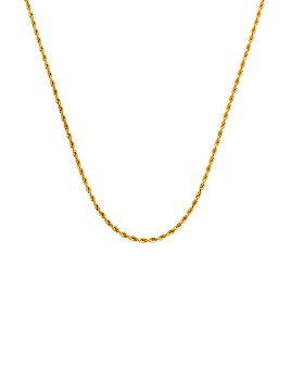 Rope necklace gold