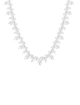 Cloud pearl necklace gold