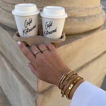 Stella chain bracelet gold