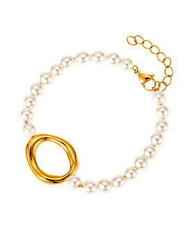 Halo pearl bracelet