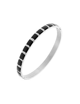 Avenue bangle black steel