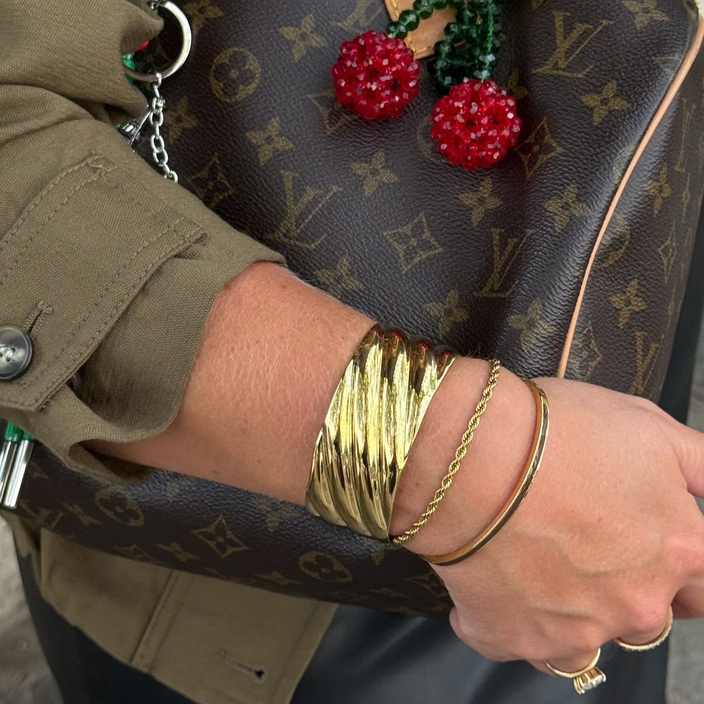 Rope bracelet  gold - 2