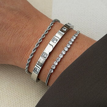Rope bracelet  steel