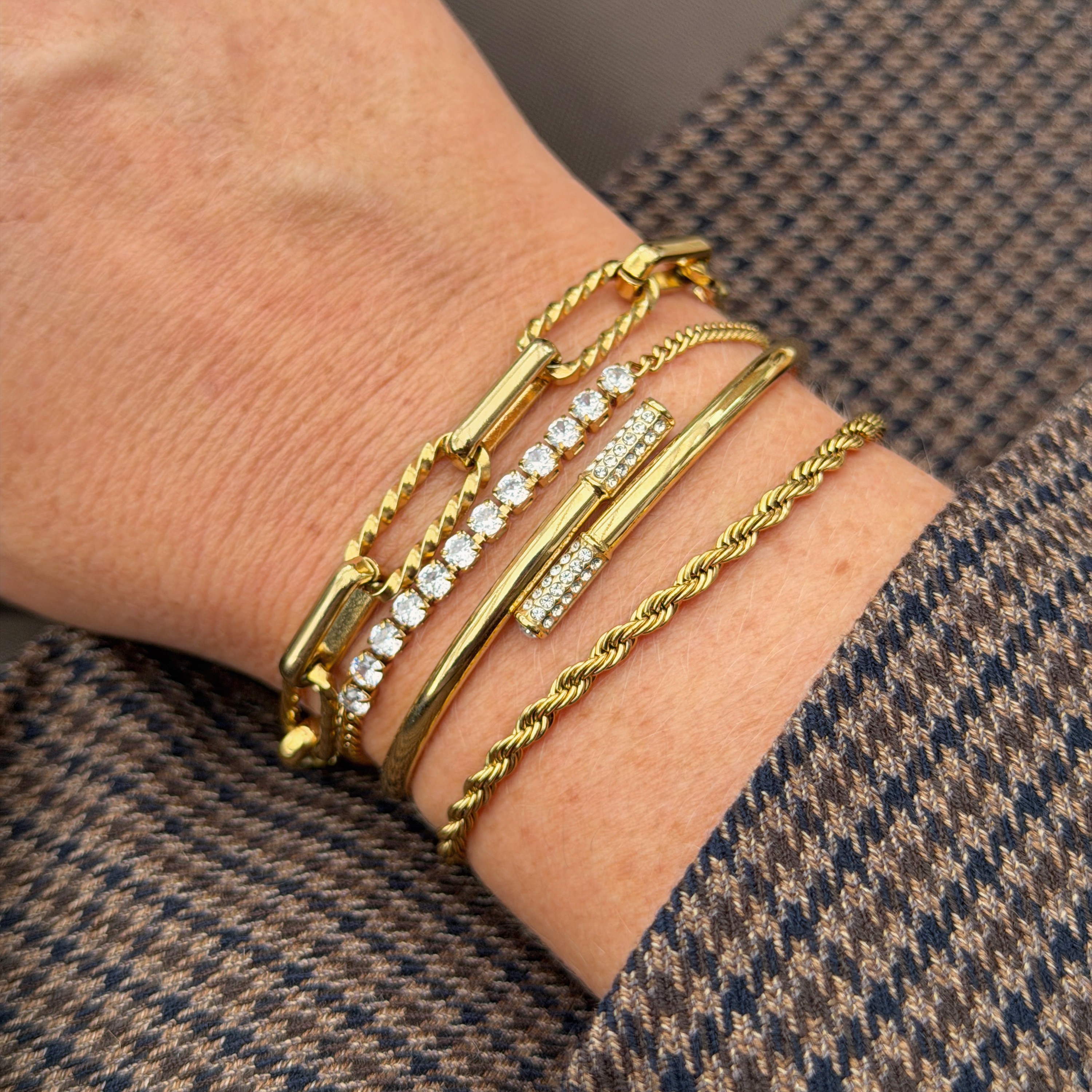 Shine  bracelet gold - 4