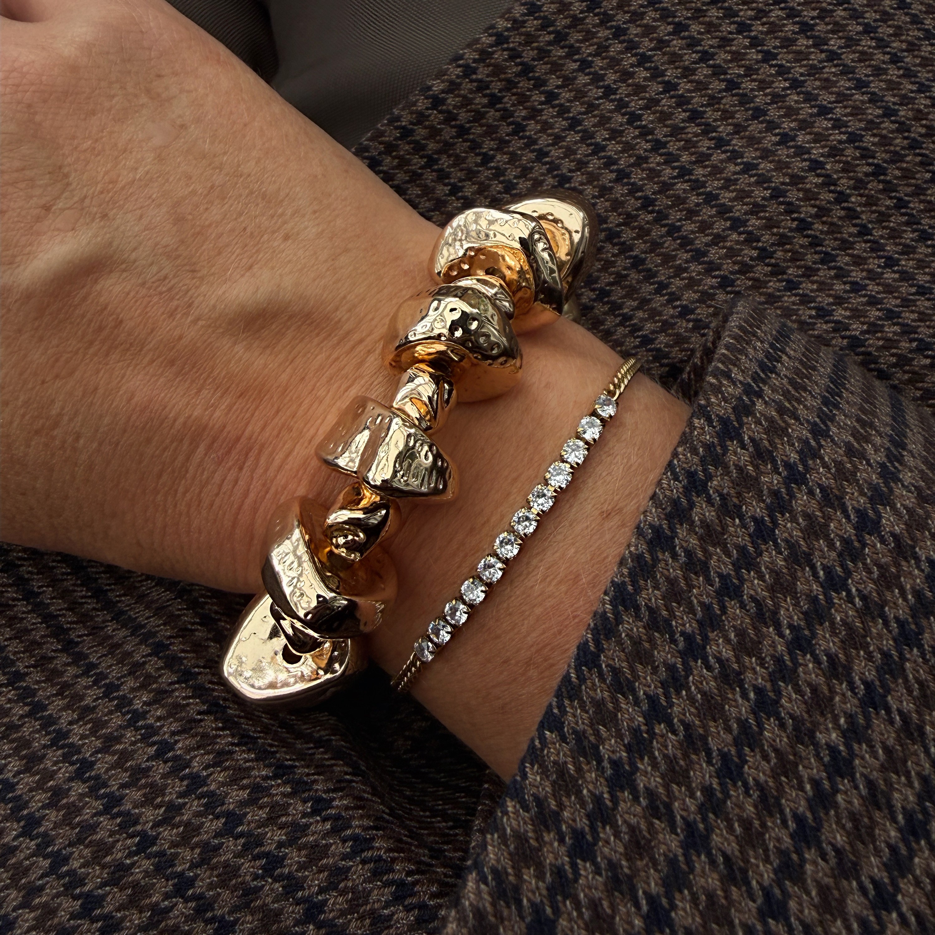 Antibes stretch bracelet gold - 2