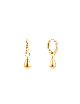 Drop crystal earring