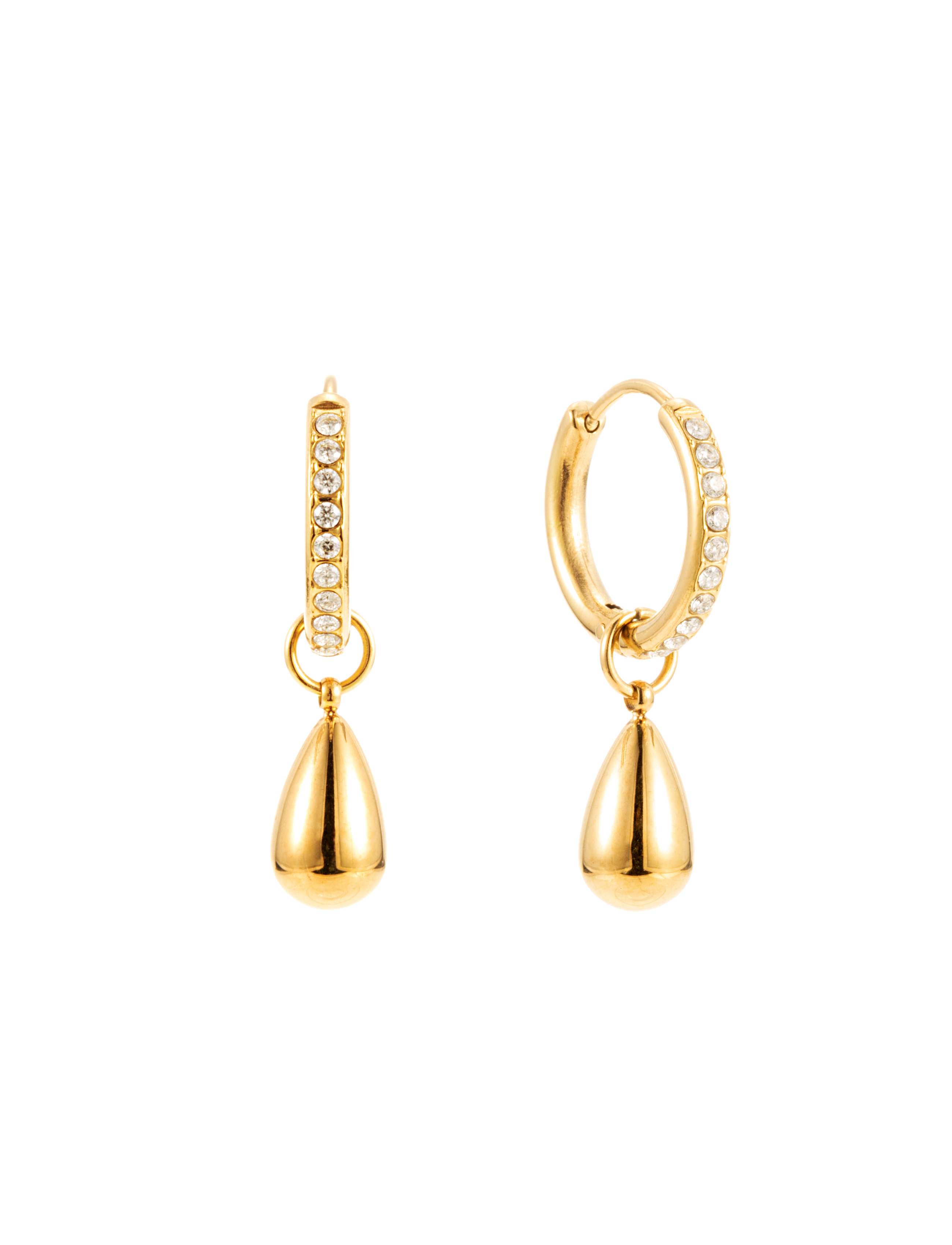 Drop crystal earring