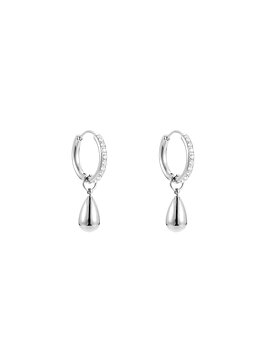 Drop crystal earring