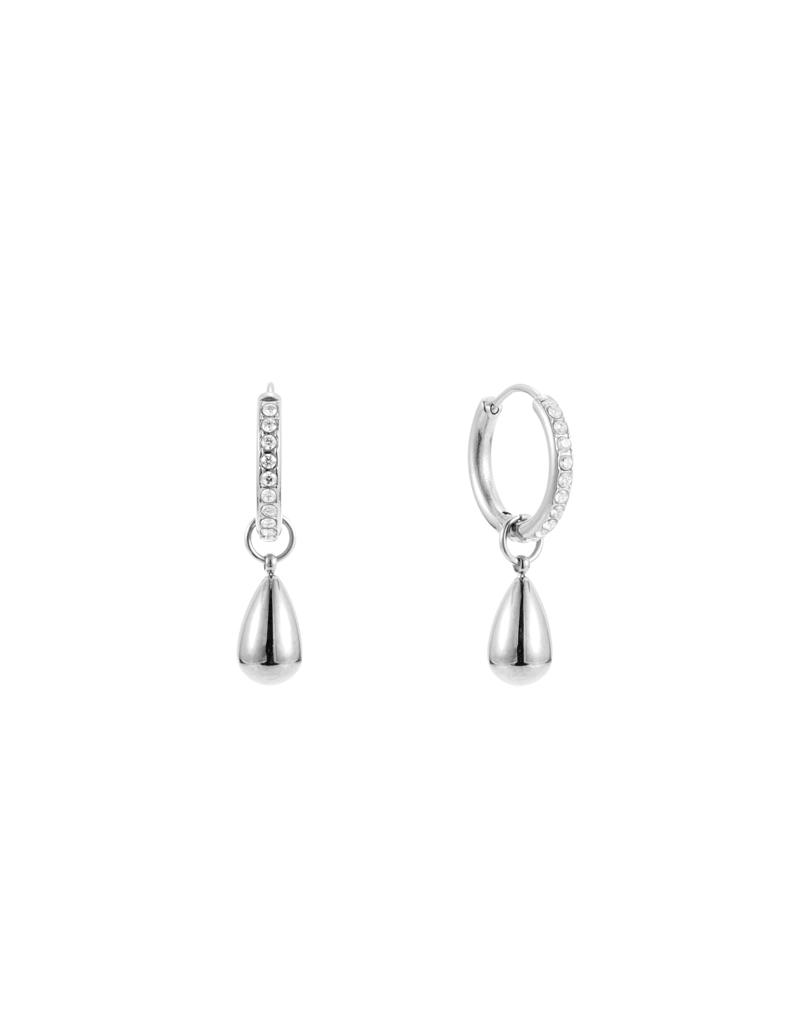 Drop crystal earring