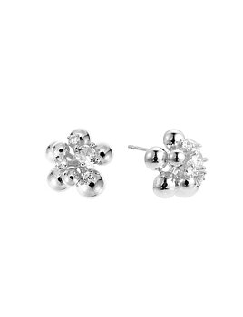 Cluster earring steel
