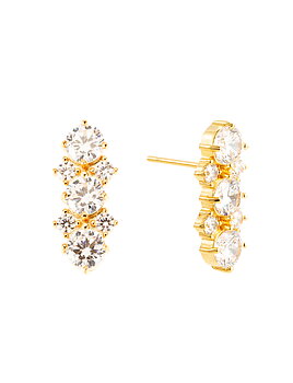 Rhodos earring gold