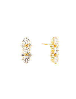 Rhodos earring gold