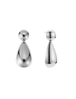 Pebble earring steel