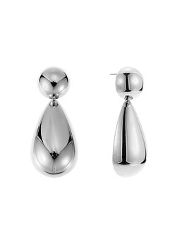 Pebble earring steel