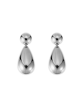 Pebble earring steel