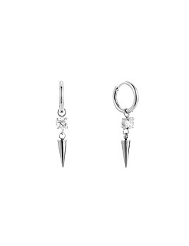 Peak and crystal huggie steel