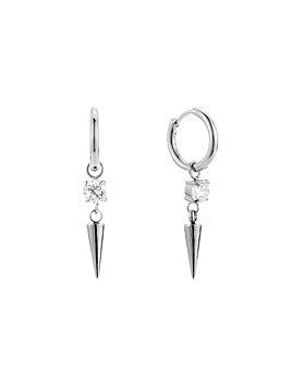 Peak and crystal huggie steel