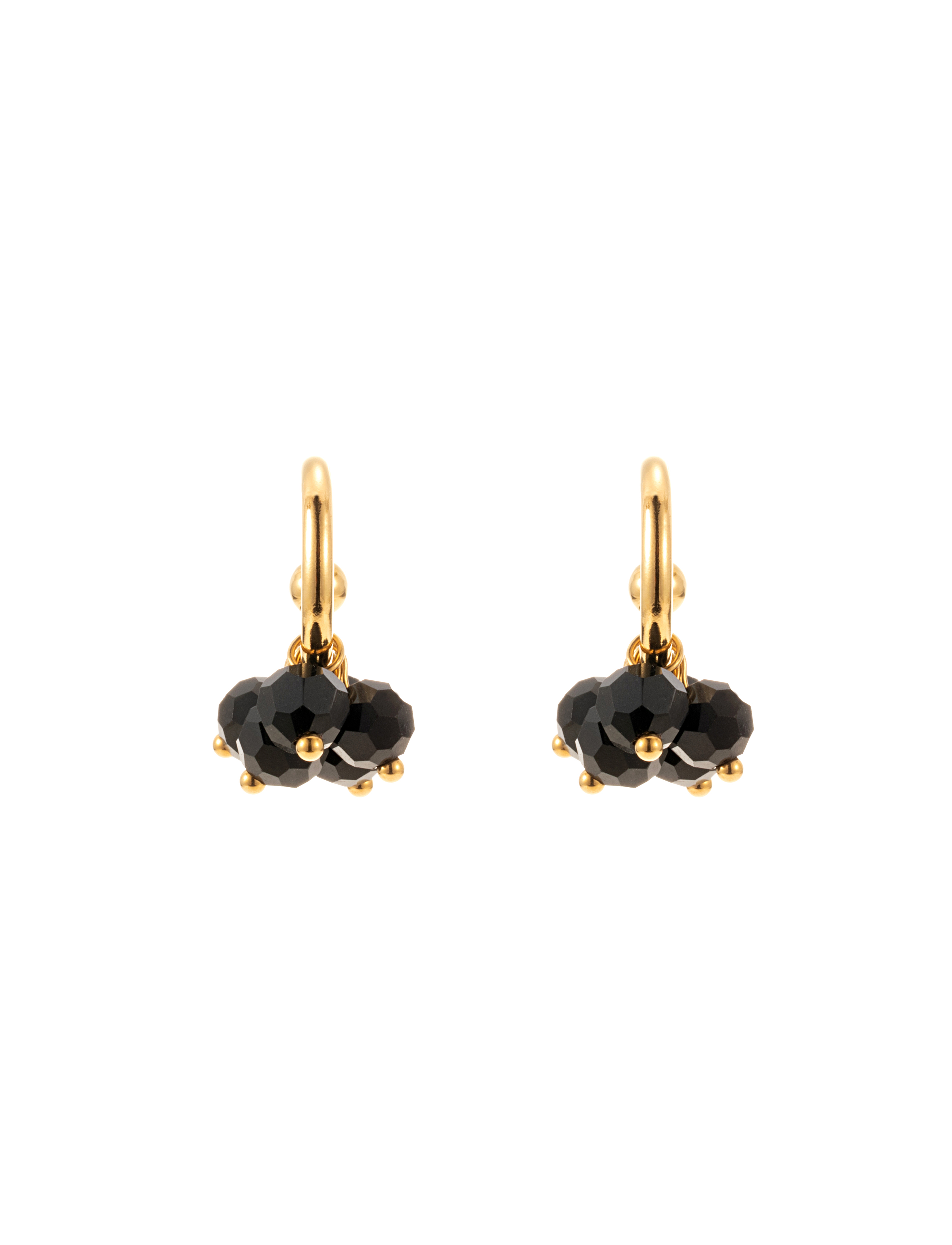 Palma mini hoop black gold - 2
