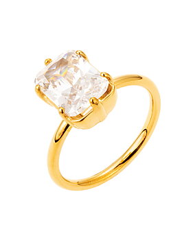 Big stone ring gold