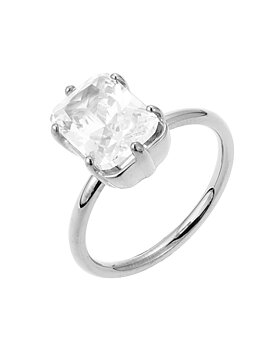 Big stone ring steel