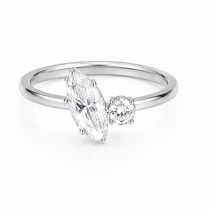 Teardrop double ring steel