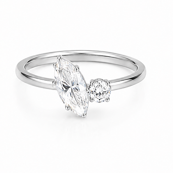 Teardrop double ring steel