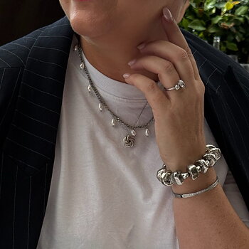 Teardrop double ring steel