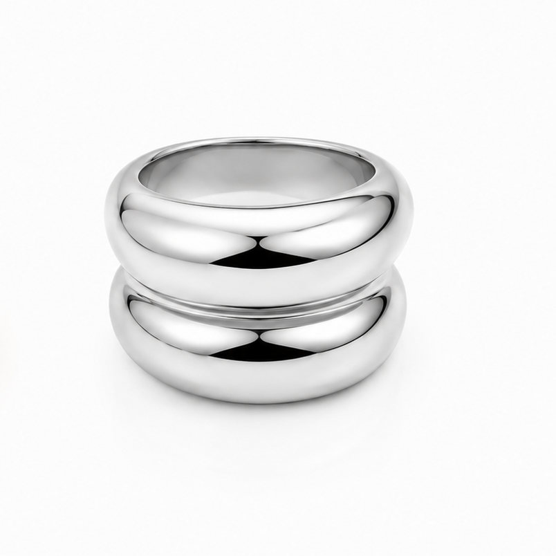 Big double ring steel