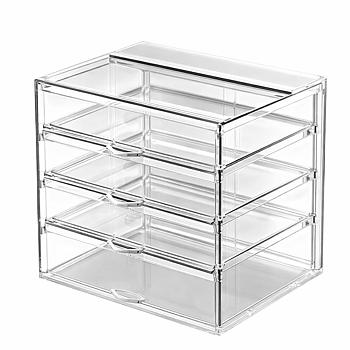 Neutral glass display case, NL SQ 800 3TP