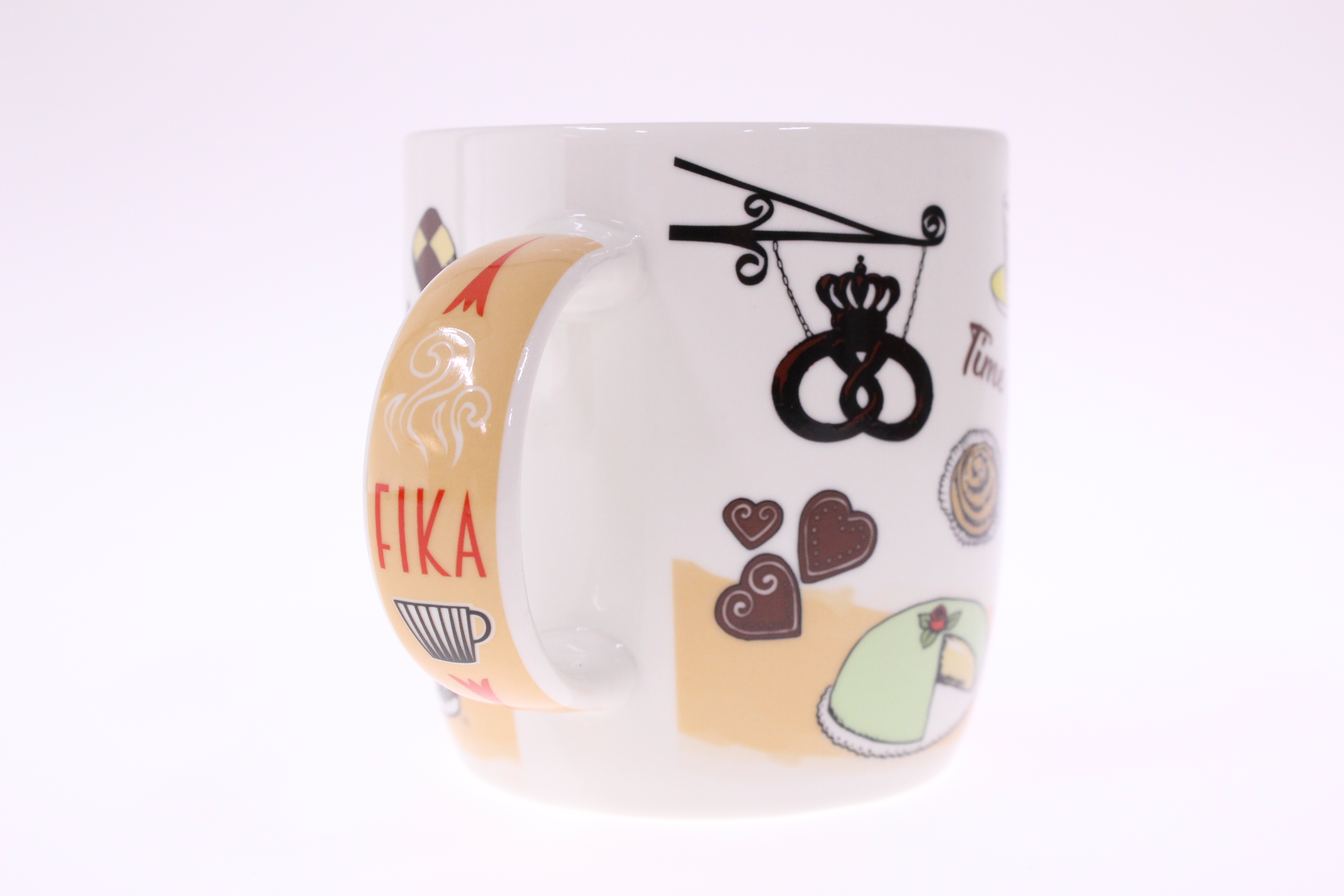 Porslinsmugg,  Swedish Fika, 37 cl - 2