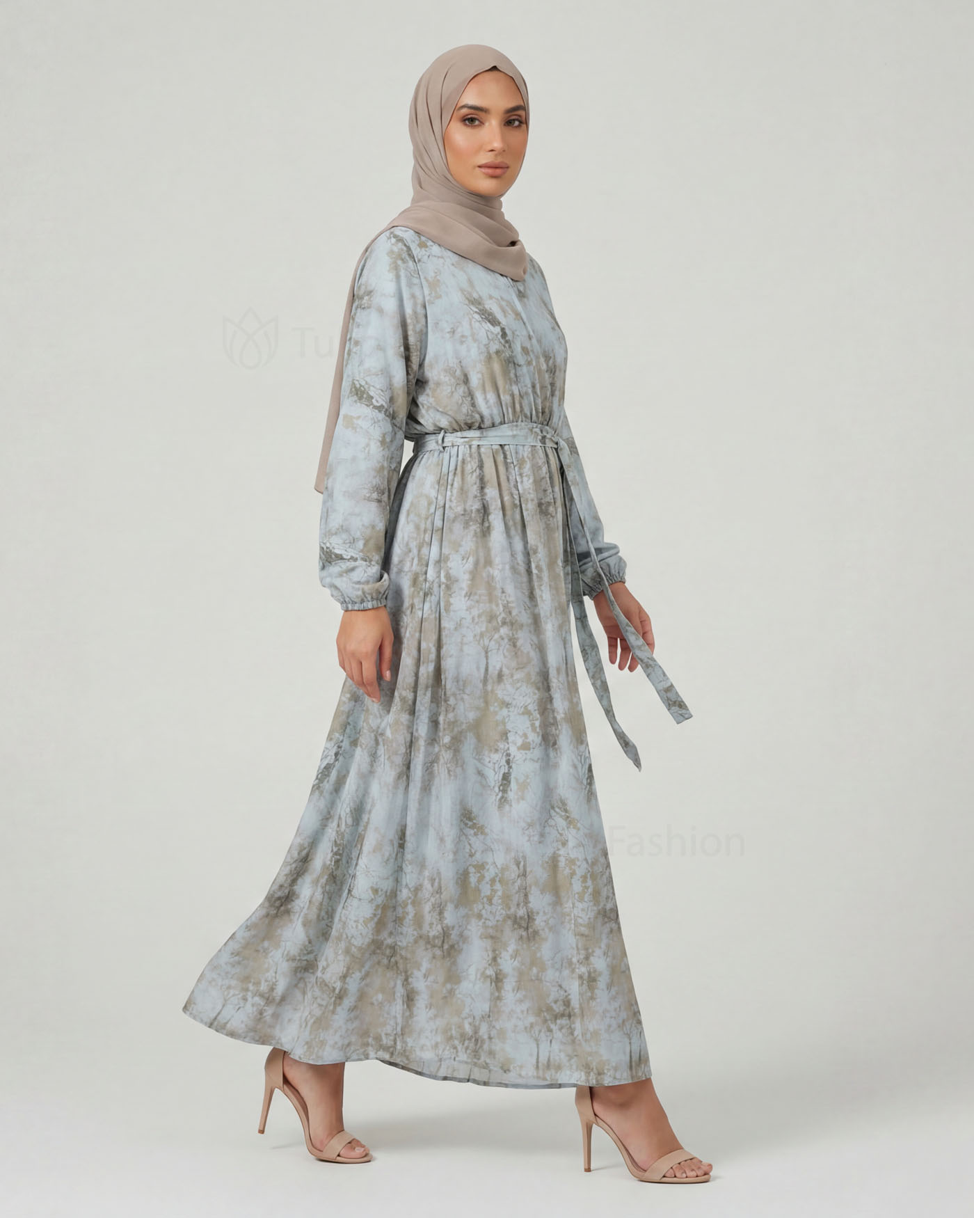 Maxi Dress in Linen fabric - Beown - 4