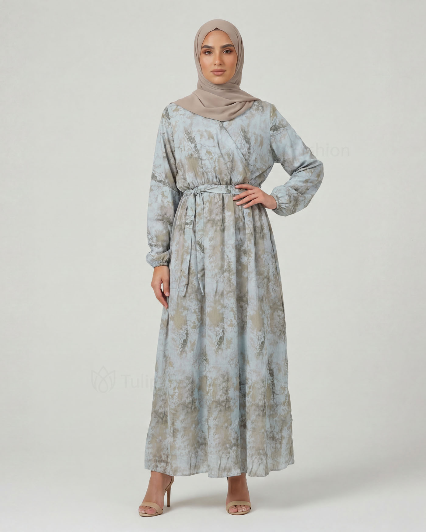 Maxi Dress in Linen fabric - Beown