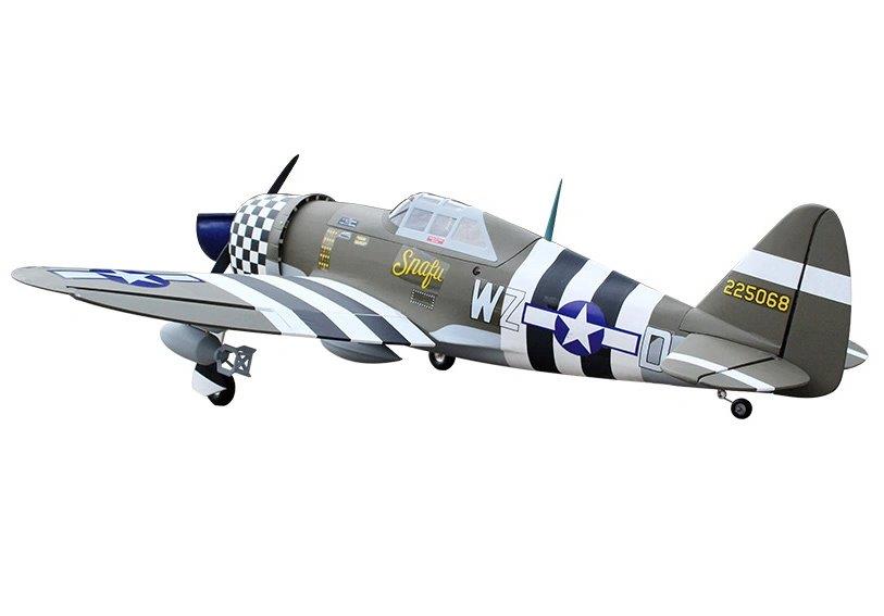 Seagull P-47G Thunderbolt Snafu 160cm ARF Ellandställ - 4