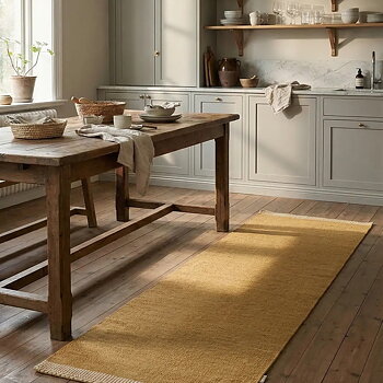 Gångmatta Pure 85x250 cm - Gul