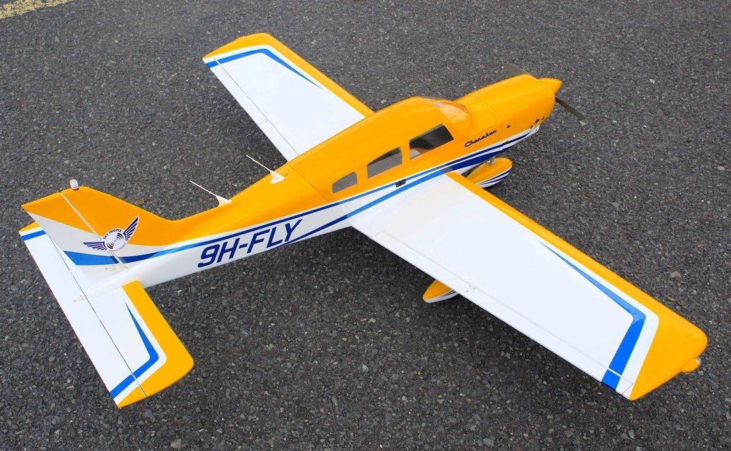 Seagull Piper Cherokee 153cm 10-15cc Gul ARF - 5