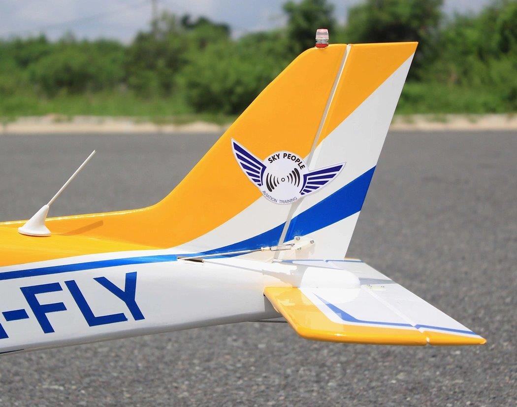 Seagull Piper Cherokee 153cm 10-15cc Gul ARF - 6