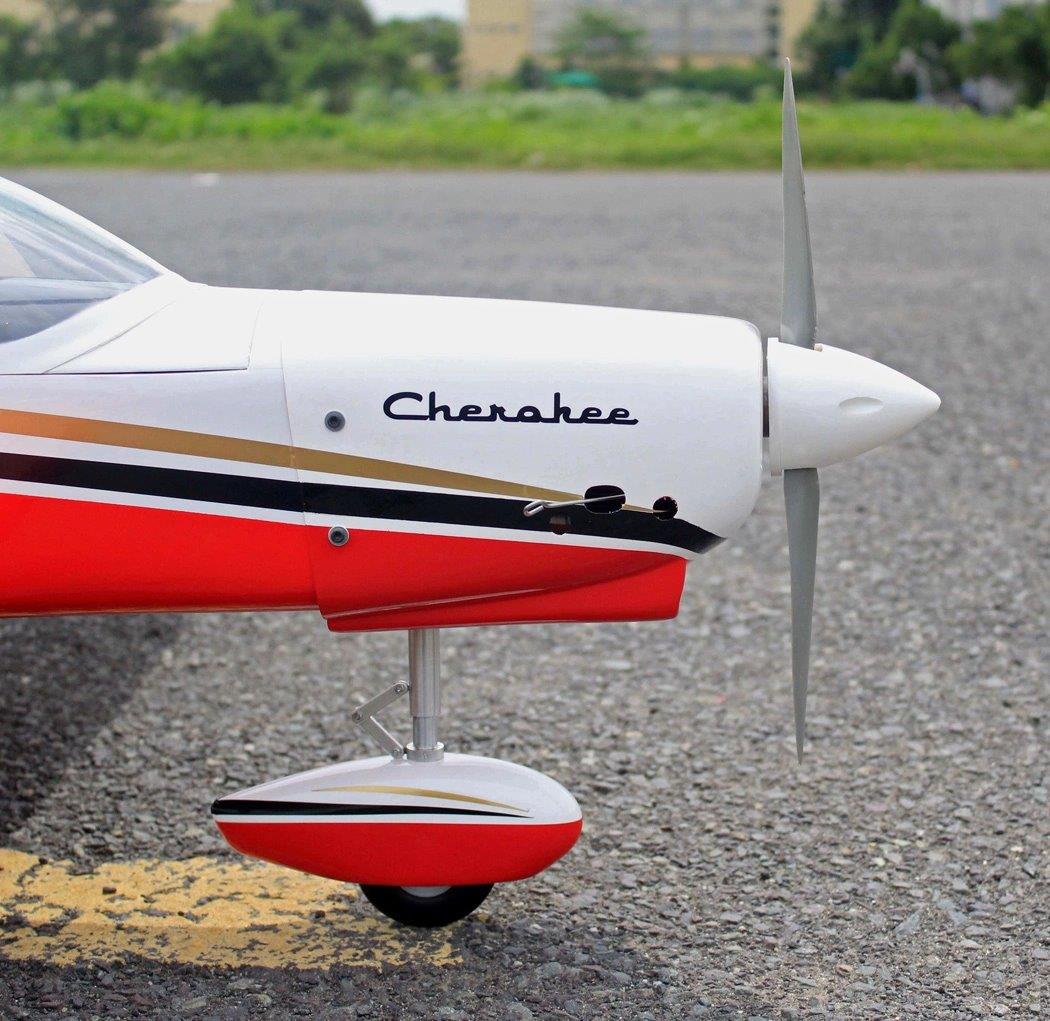 Seagull Piper Cherokee 153cm 10-15cc Röd ARF - 9