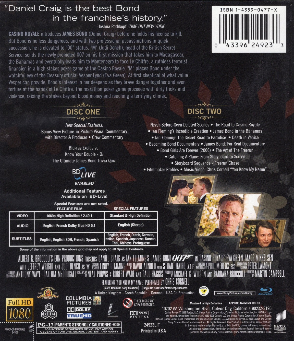 Casino Royale (2-disc) (ej svensk text) (Blu-ray) (Begagnad) - 2