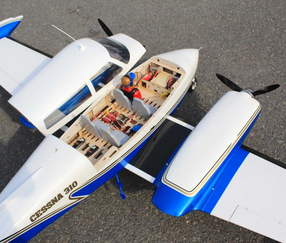 Seagull Giant Cessna 310 Twin Engine 15-20cc 2058mm ARF - 18