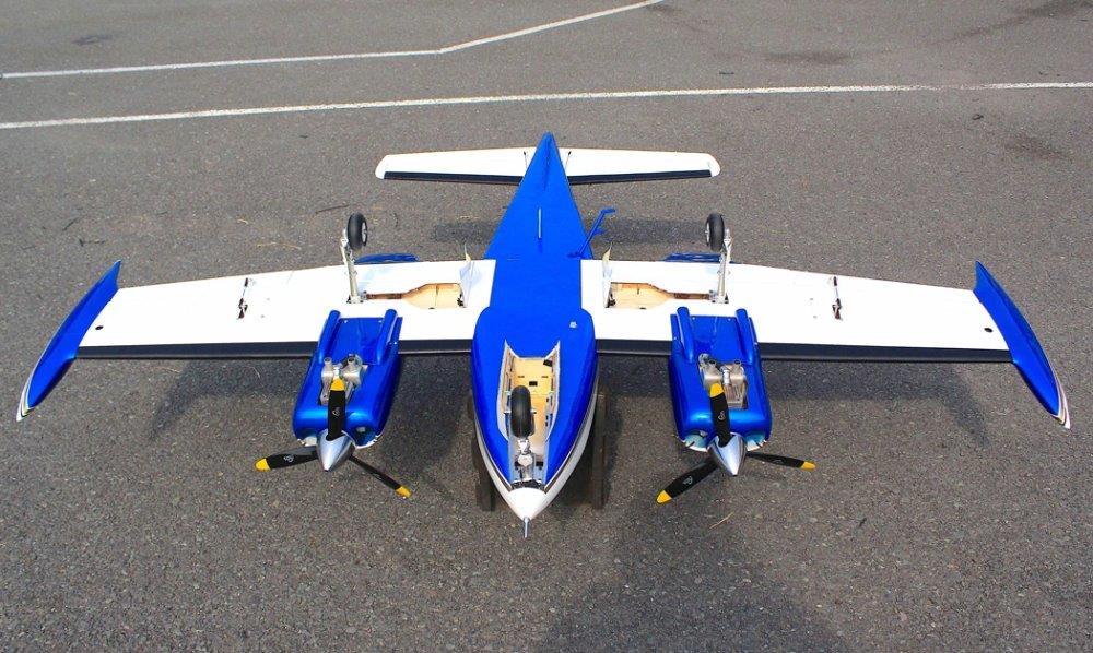 Seagull Giant Cessna 310 Twin Engine 15-20cc 2058mm ARF - 16