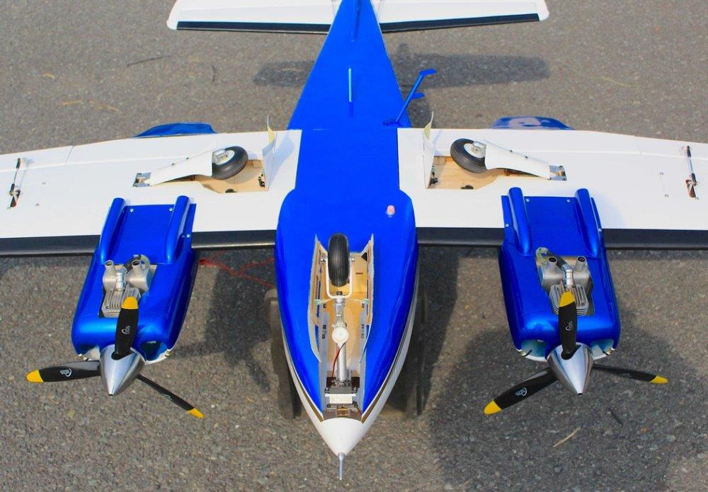 Seagull Giant Cessna 310 Twin Engine 15-20cc 2058mm ARF - 19