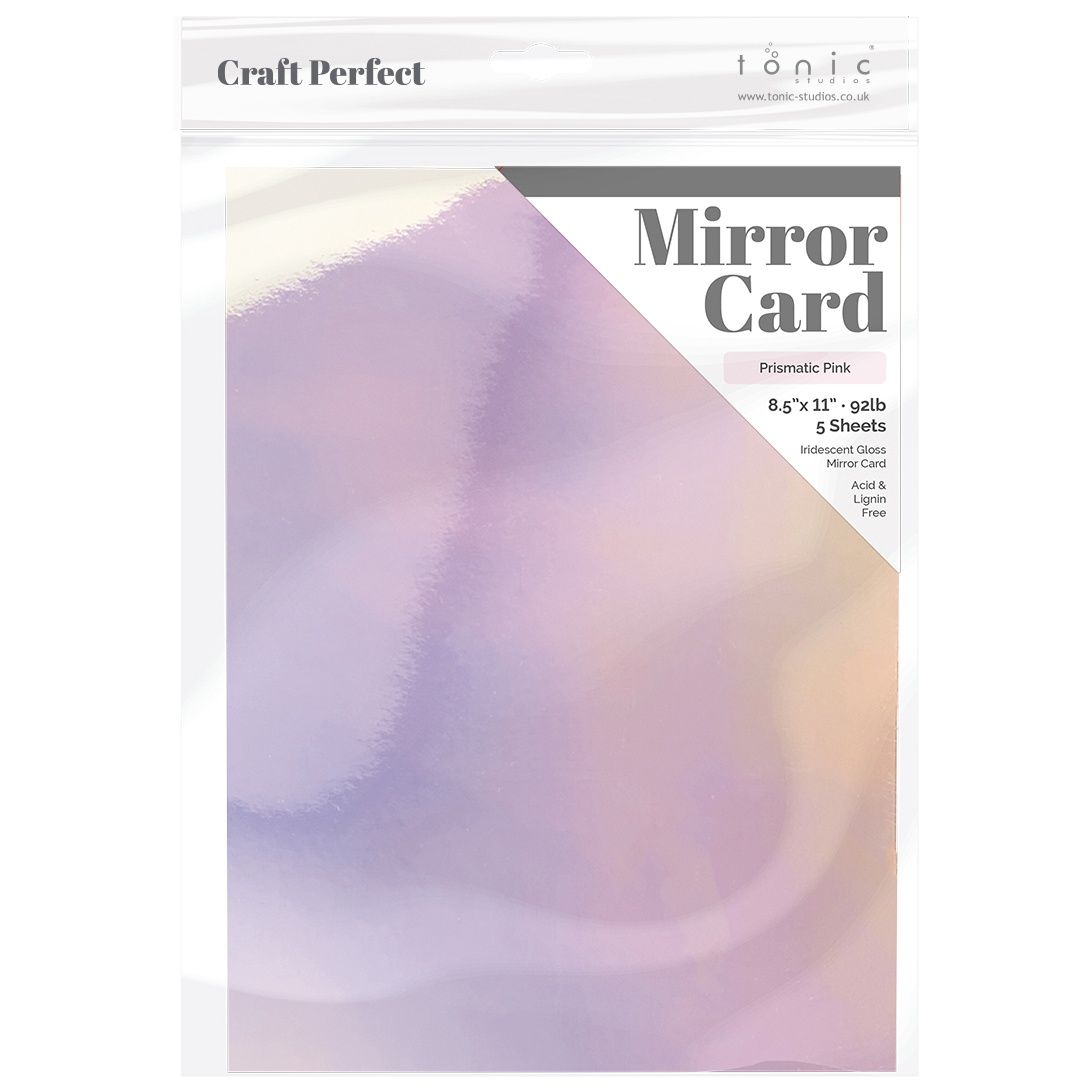 Tonic Studio - Mirror card - Prismatic Pink