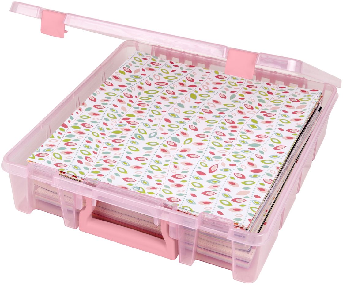 ArtBin - Super Satchel Single Compartment - Blush, 15.25"X14"X3.5" - 5
