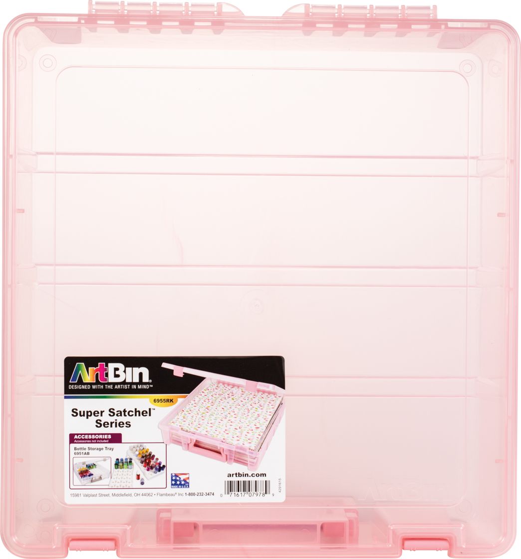 ArtBin - Super Satchel Single Compartment - Blush, 15.25"X14"X3.5" - 2